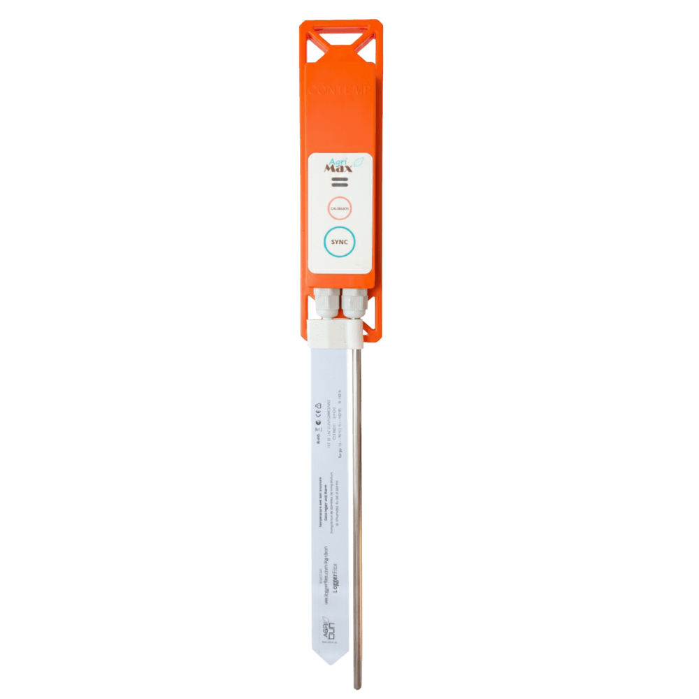 Sensor de suelo inteligente Agrimax de LoggerFlex, sensor de humedad y temperatura del suelo
